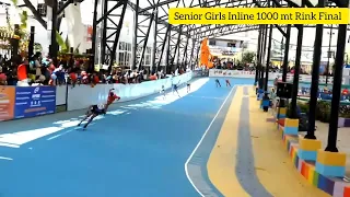 1000 mt Inline Final Senior Girls (17 yrs above): 60th RSFI NATIONAL 2022