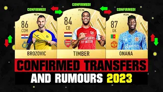 FIFA 23 | NEW CONFIRMED TRANSFERS & RUMOURS! 🤪🔥 ft. Timber, Brozovic, Onana... etc