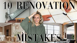 TOP 10 RENOVATION MISTAKES | Lucy Jessica Carter