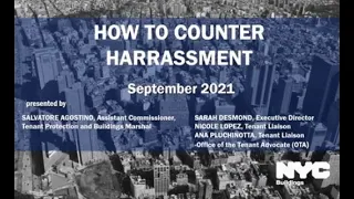 Know Your Rights: How to Counter Tenant Harassment Webinar