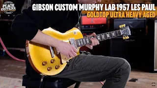 No Talking...Just Tones | Gibson Custom Murphy Lab 1957 Les Paul Goldtop Ultra Heavy Aged