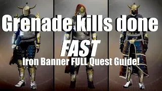 Grenade Kills Done FAST | Destiny 2 | SoO Iron Banner Quest Guide!
