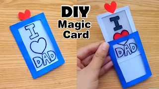 DIY Magic Card for Father's Day | Handmade Father's Day Greeting Card | Father's Day Gift Card Easy