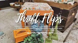 Thrift Flips • Trash to Treasure • Transforming Salvaged Items for Summer Decor