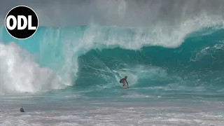 Seemingly ENDLESS 2nd Reef Pipeline Set SMASHES Surfers In The Lineup
