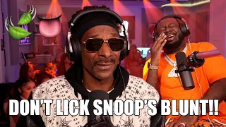 Snoop Dogg HATES it when people lick his blunt