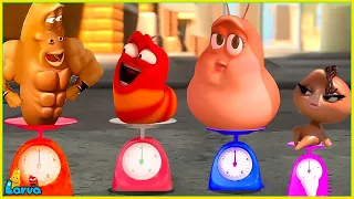 LARVA SEASON 3 EPISODE: WEIGHT CONTEST 🍟 NEST VERSION LARVA | MINI SERIES FROM ANIMATION LARVA