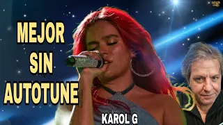 KAROL G | EN VIVO | AMARGURA | Vocal coach reactio | Reacción & analisis