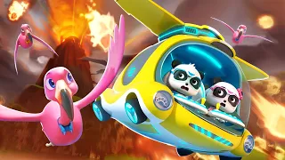 Fly Through the Volcano +More | Super Rescue Team Collection | Best Cartoon Collection