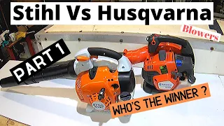 Stihl BG 86C Vs Husqvarna 525BX Blowers. Who's The Winner,