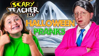 HALLOWEEN Jokes on TEACHER In Real Life (Thumbs Up Family)