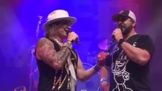 STEEL PANTHER  GLORYHOLE JOEY FATONE INTRO HOUSE OF BLUES SUNSET 8/3/2015