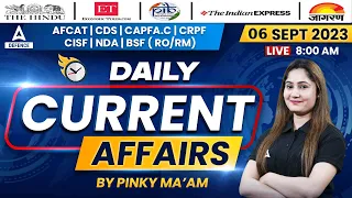 6 September Current Affairs 2023 | Daily Current Affair 2023 | All Defence Exam Current Affairs 2023