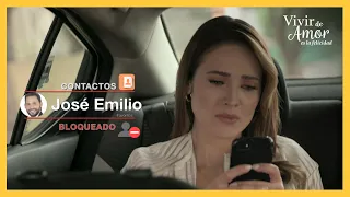 ¡Angelli bloquea a José Emilio! | Vivir de amor 4/4 | Capítulo 54