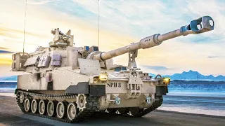 M109 Paladin Howitzer in Action |  American Self-propelled Howitzer