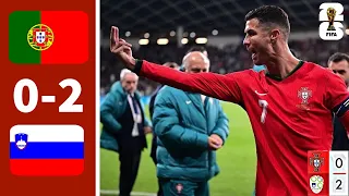 Slovenia vs Portugal (2-0) HIGHLIGHTS: All Goals - Defeat For Ronaldo!