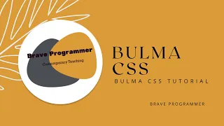 Learn BULMA CSS in just 7 minutes !!!🚀