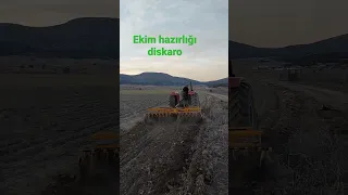 arpa ekimine hazırlık diskaro çekimi