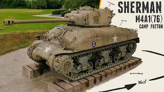 M4A1(76) Sherman - Walkaround - Camp Patton.