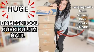 *HUGE* Homeschool Curriculum Haul & Unboxing | 2024  - 2025 Curriculum Picks and Resources