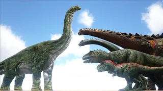 Brachiosaurus VS ARK Dinosaurs | Cantex