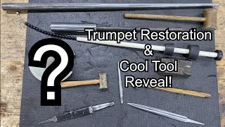 Trumpet Restoration & Cool Tool Reveal- band instrument repair- Wes Lee Music- Ferree’s Tools