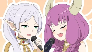 Frieren Takes Aura to Karaoke