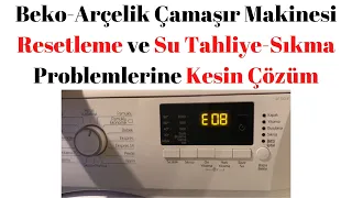 Beko-Arçelik Çamaşır Makinesi Arıza  Kodu Tamir Çözüm Önerileri