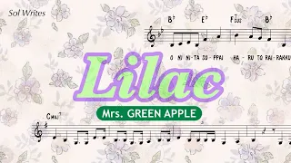 Mrs. GREEN APPLE - Lilac (Sheet Music & Lyrics Rom, Eng)