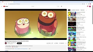 231 All Clash Royale Animations in One Video 2016 2023   YouTube   Google Chrome 2024 01 12 18 46 21