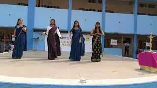 Dance performance by girls in farewell 2023-2024 || st Joseph's School Bhilaipahari||
