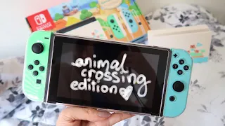 UNBOXING 🍄 Nintendo Switch Animal Crossing: New Horizons Edition