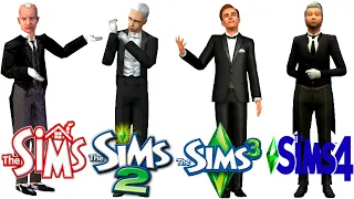 ♦ BUTLERS ♦ Sims 1 vs Sims 2 vs Sims 3 vs Sims 4