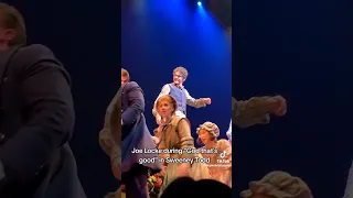 Joe Locke during "God That's Good" in Sweeney Todd🎭🔪🩸(this is from @feyheartstopper on tiktok)