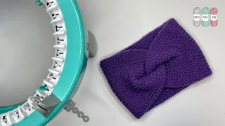 How to Make a Twisted Headband | Circular Knitting Machine Tutorial