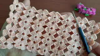 VERY NICE BEAUTIFUL CROCHET FLOWER knitting pattern  making, step-by-step explanation for beginners