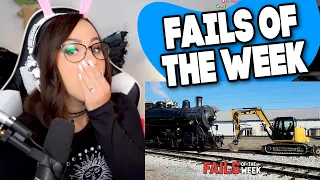 Train Vs Bulldozer! Fails of the Week | Bunnymon REACTS