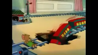 Tom & Jerry: Kitty Foiled; train crash scene sparta party hard remix