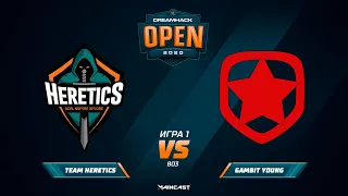 Team Heretics vs Gambit Youngsters [Map 1, Dust 2] (Best of 3) DreamHack Leipzig | EU Qualifier