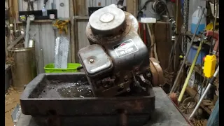 Scrapping out an old Lawnmower Motor for the Cast Aluminum to Melt