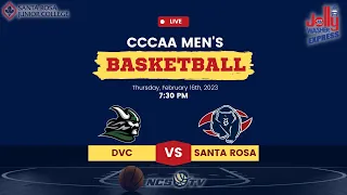 Diablo Valley vs Santa Rosa Junior College Men's Basketball LIVE 2/16/23