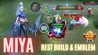 Pure ARROWSTORM Miya!! Ultimate Build!! - Build Top 1 Global Miya ~ MLBB Solo Ranked