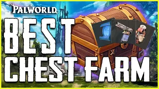 Palworld BEST SECRET CHEST FARM - GET Gun Early and Rare Items