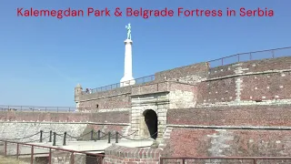 Walking Tour Kalemegdan Park and Belgrade Fortress - Belgrade, Serbia September 2023 1080 HD