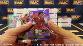 21/22 Topps Finest Bundesliga Hobby 8 Box Case Break #1 8/17