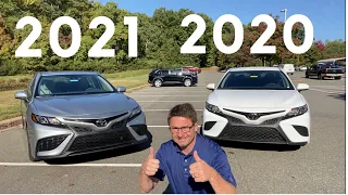 What's NEW for 2021 Camry SE? Compare 2021 Camry changes vs 2020!