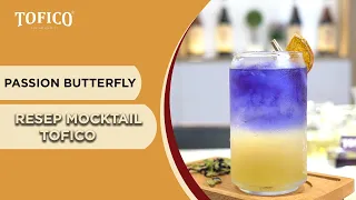 RESEP MOCKTAIL KEKINIAN - PASSION BUTTERFLY