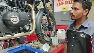 First servicing | 2021 Royal Enfield Himalayan BS6 | Gravel Grey