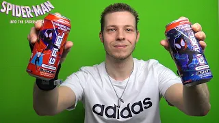 [GFuel] Spider-Verse Glitch Mix Black Strawberry Guava Coconut Flavour Energy Drink Taste Test (4K)