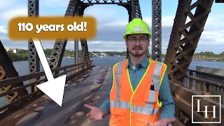 This is the only bridge to a massive island. It's falling apart. [LH]